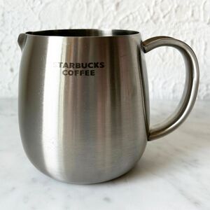 Starbucks Coffee Stainless Steel Creamer Steam Milk Frothing Pitcher 16 oz 2009